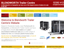 Tablet Screenshot of blendworthtrailers.co.uk